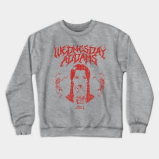 Wednesday Addams Metal Crewneck Sweatshirt